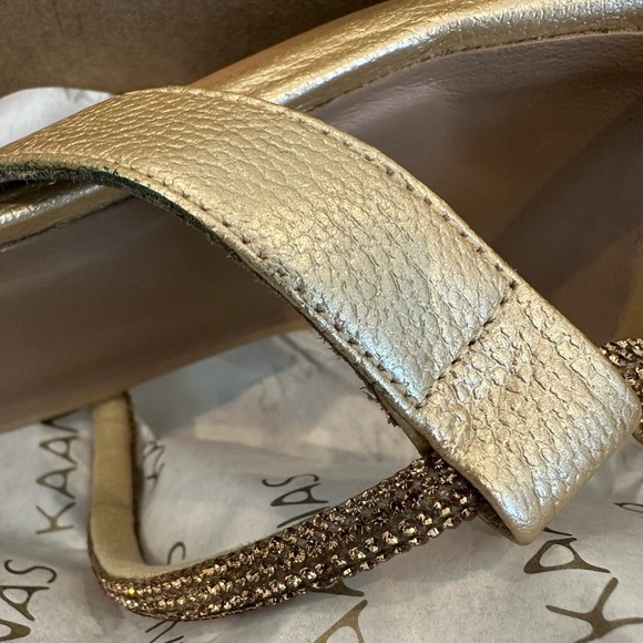 Kaanas Metallic Gold Heels - Picture 5 of 5